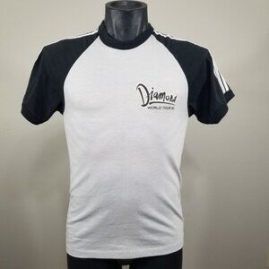 Vintage Neil Diamond Wold Tour 1982 Concert Tee Shirt Size M Raglan T-Shirt Top